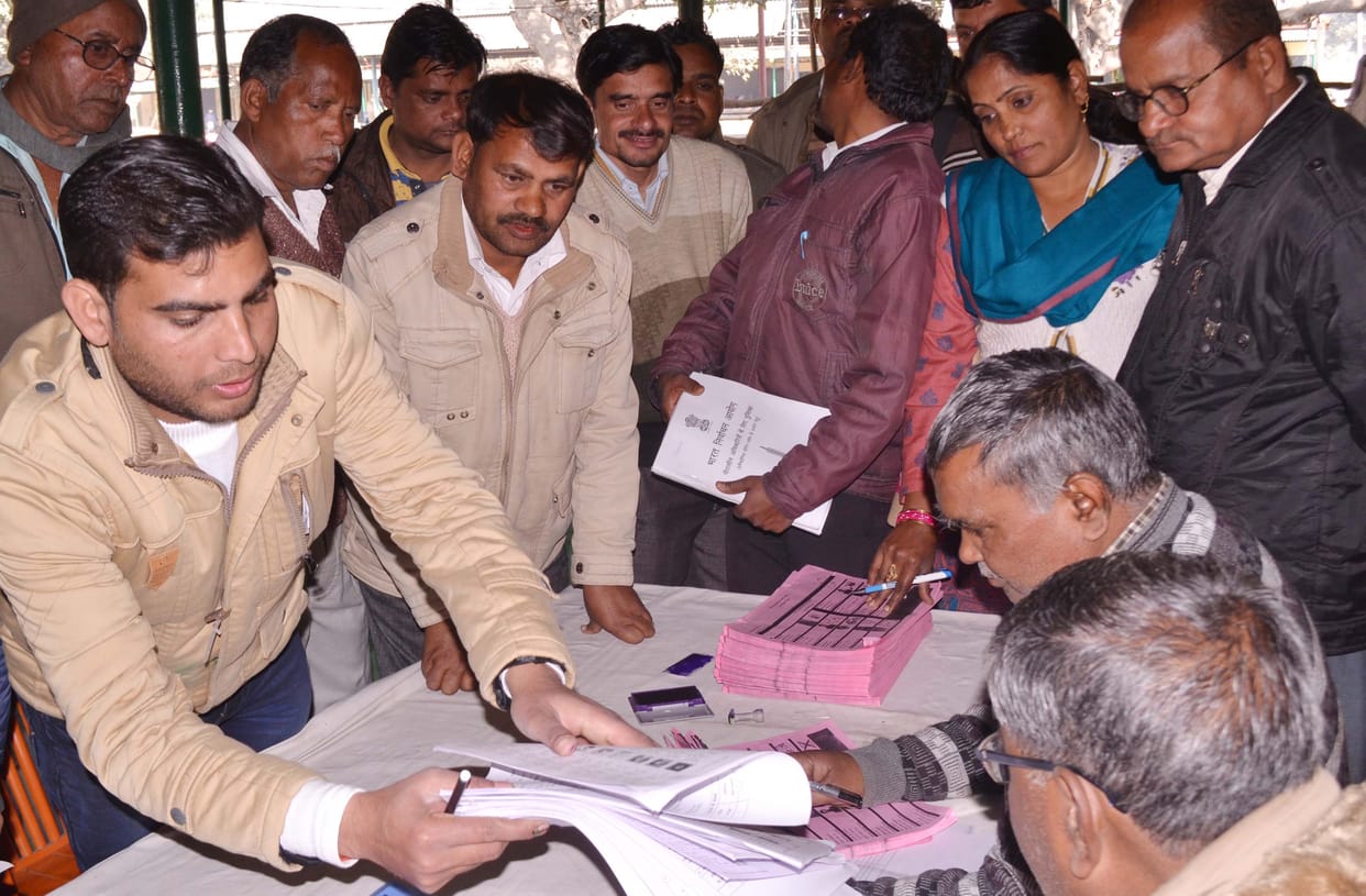The votes cast in the district Mtdankarmion