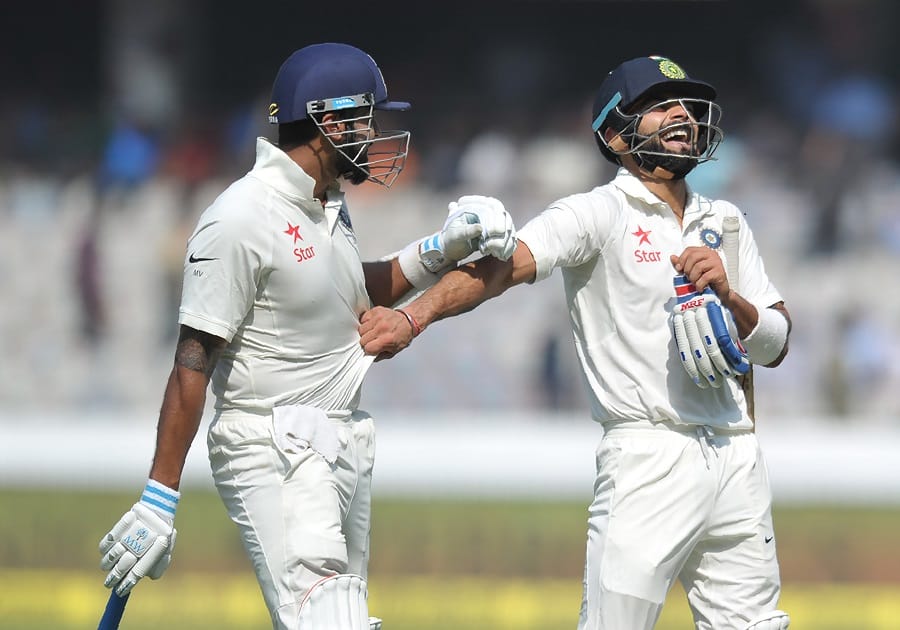 indian batsman broke many records in Hyderabad test's first day's play 