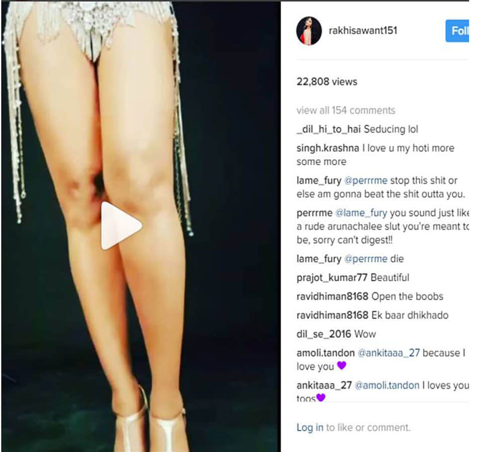 rakhi sawant share her dance video in two piece
