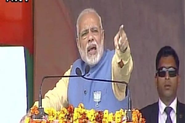 Bijnor rally: mulayam ke rape wale bayaan par bole modi, kha- aise soch par sharmindgi