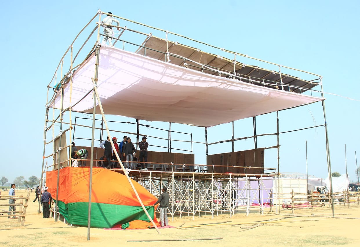 Elaborate security arrangements for the Prime Minister's House
