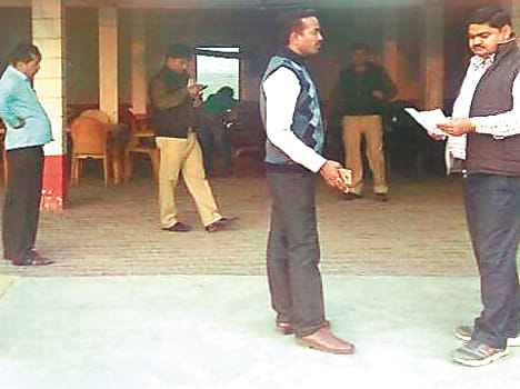  abkari team checking at hotel and restraun