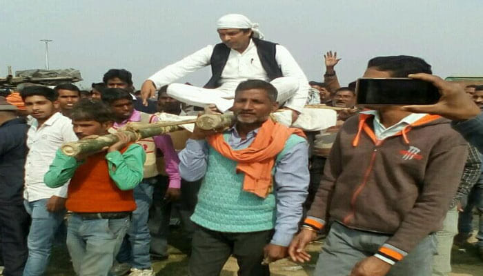 Arthi Baba's election campaign on pyre, office in cemetery 