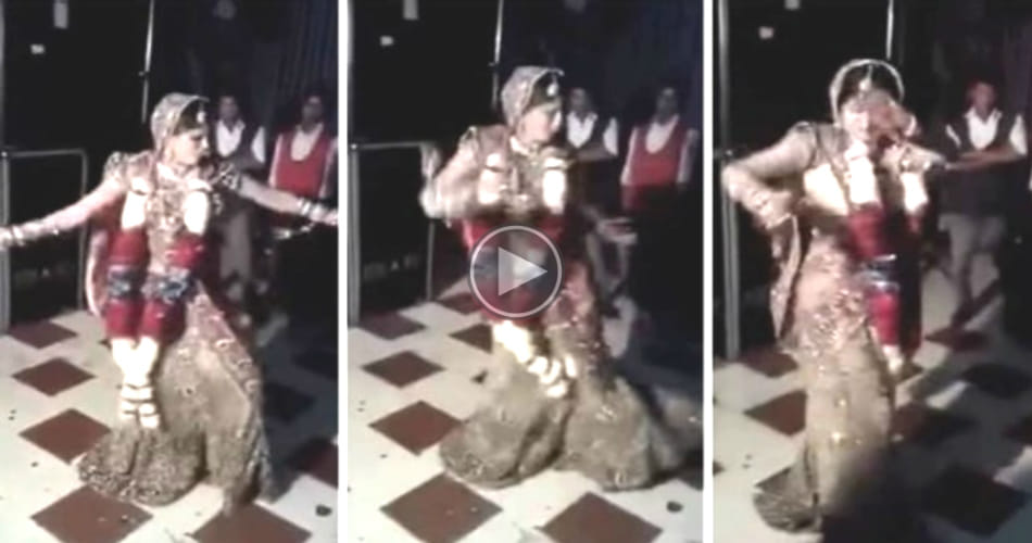 bride dancing on her wedding video goes viral