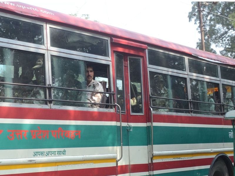 Buses on poll duty, wandered passenger