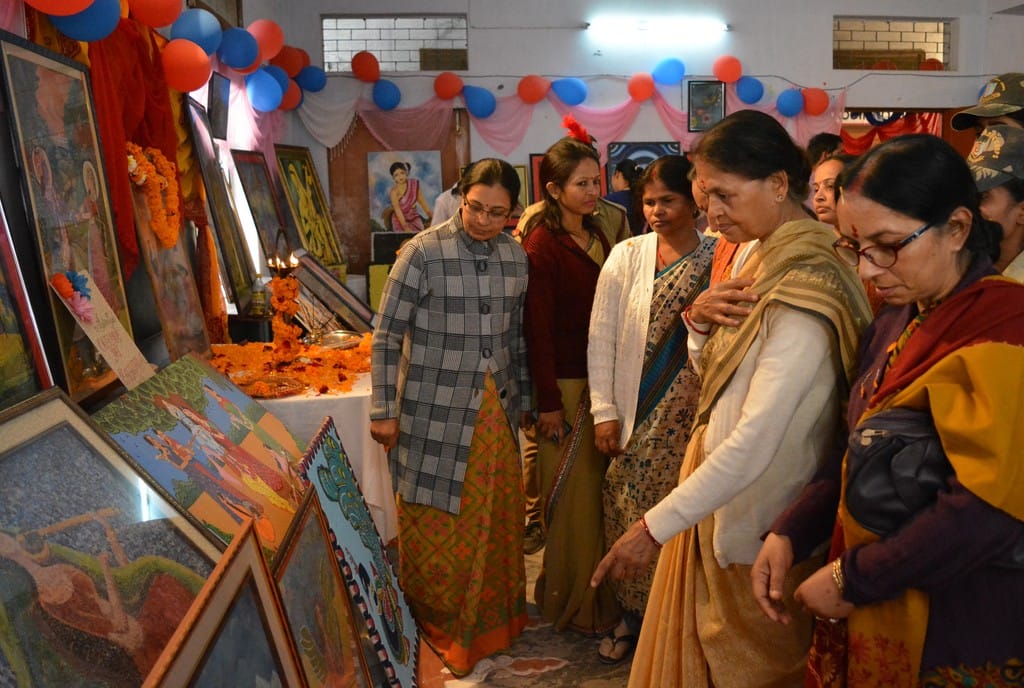 3D painting exabition in CRPD degree college