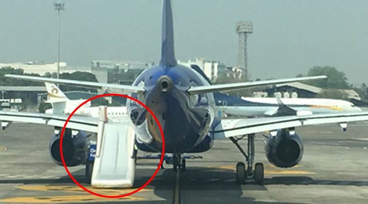 passenger opens emergency exit before takeoff of indigo flight 