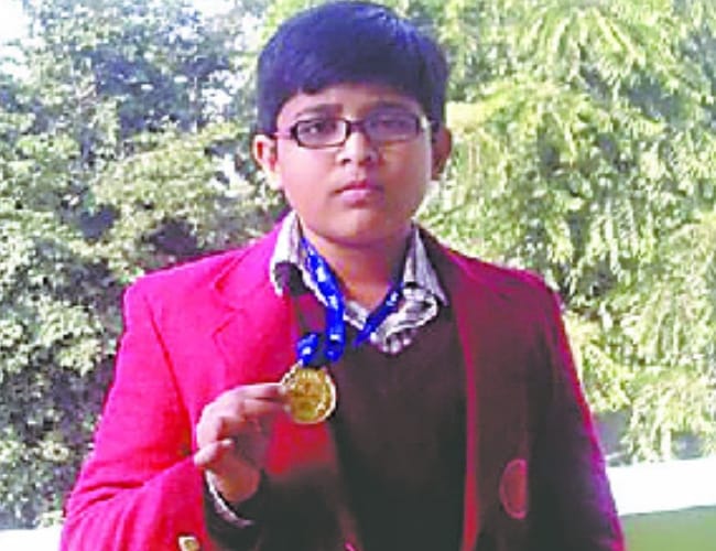 kartikey has won the science olympiad exam in gonda