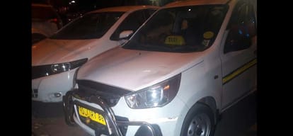 School going girls Ola cabs drivers pulled into the car, the two sisters showed such bravery