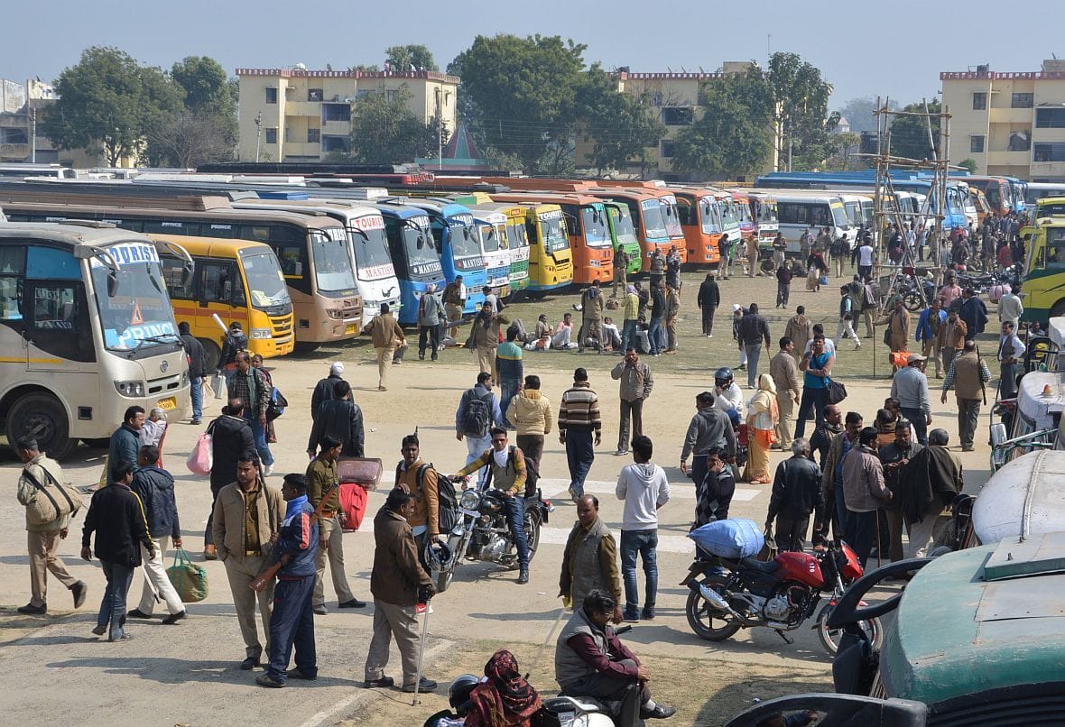 The parties reached the polling booths.