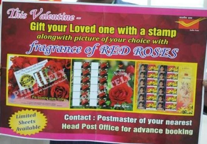 jharkhand postal department launches special stamps for V-Day