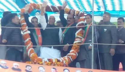 rajnath singh rally in uttarakhand