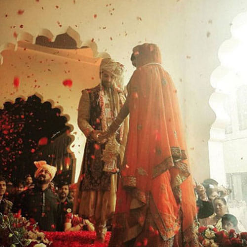 neel and rukmani got married in royal ceremony