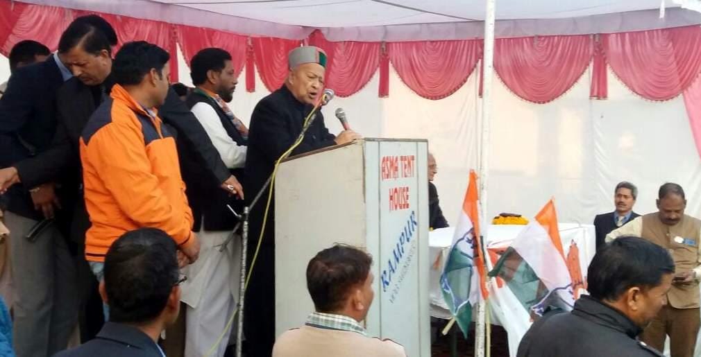himachal cm veer bhadra in dehradun