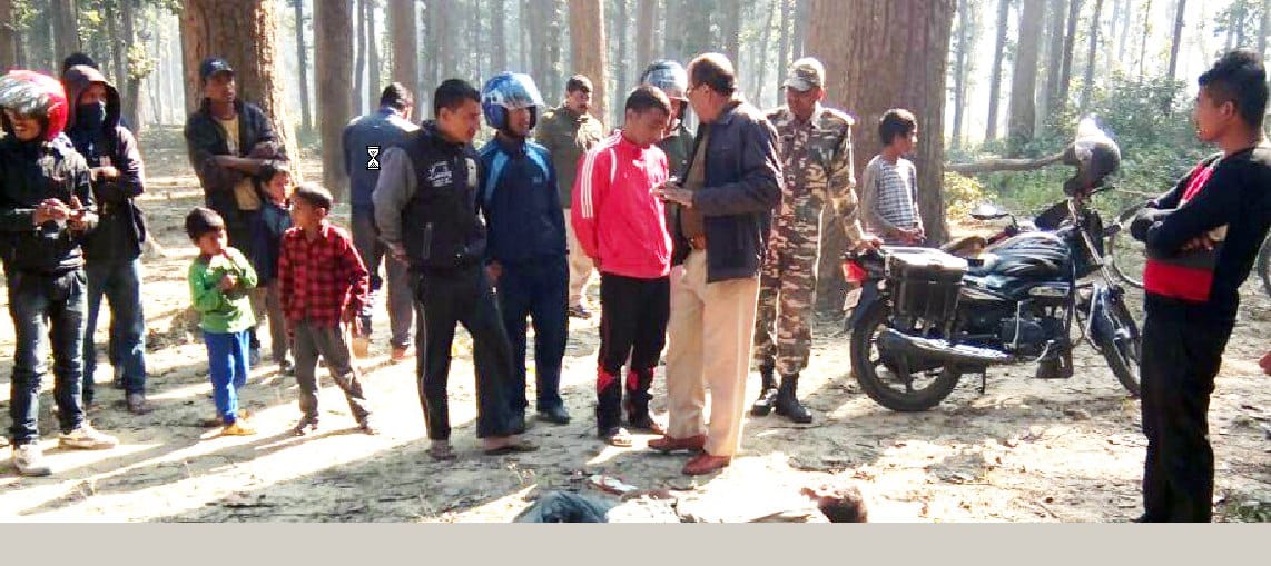 Was found in the woods of the Border The body of the young man, not identified