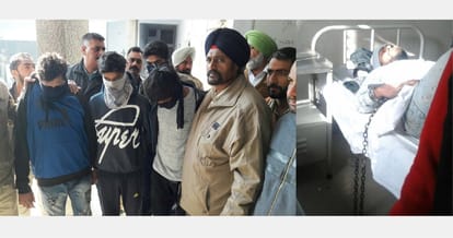 Between police and gangsters lasted 40 rounds, five gangsters arrested
