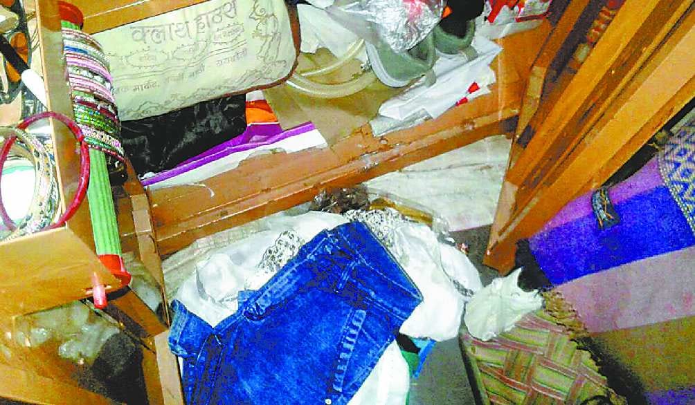 Sleeping family members, thieves entered a house tapping