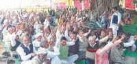 Jainpur encompass Jat community in the tractor-Trolion women arrived, Kurukshetra