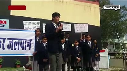 kanpur students spreading awareness