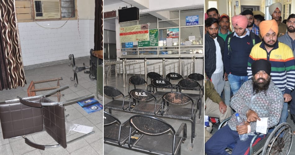 Clash in Doctor-patient in hospital, emergency stopped