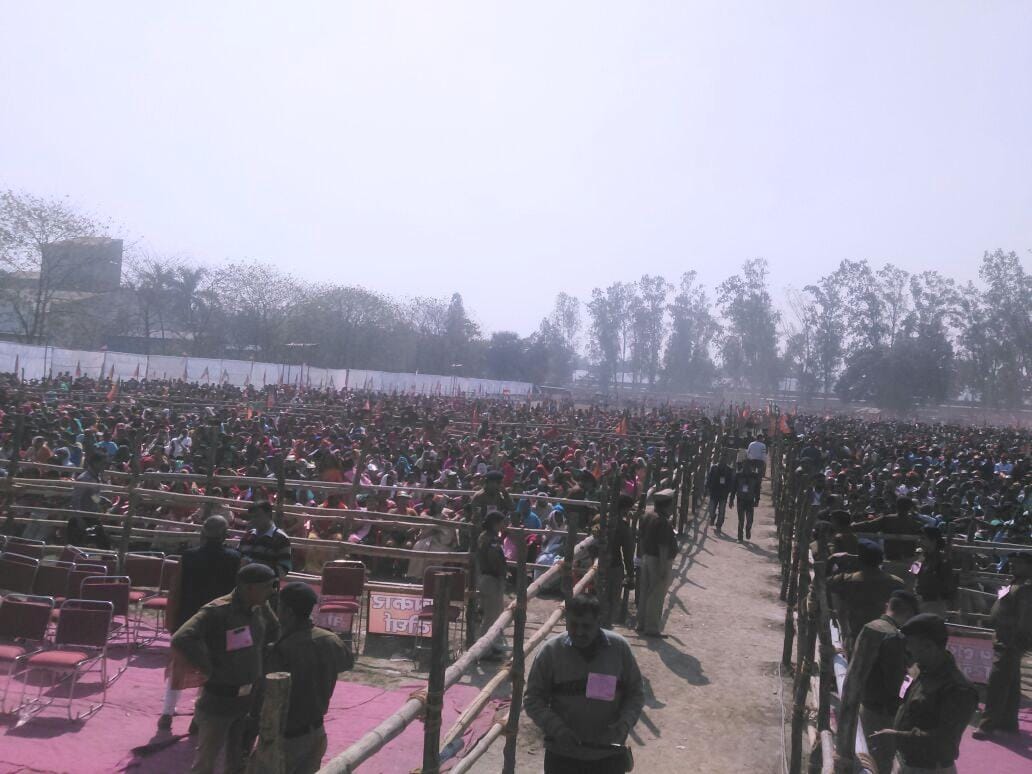 pm narendra modi rally crazy in rudrapur