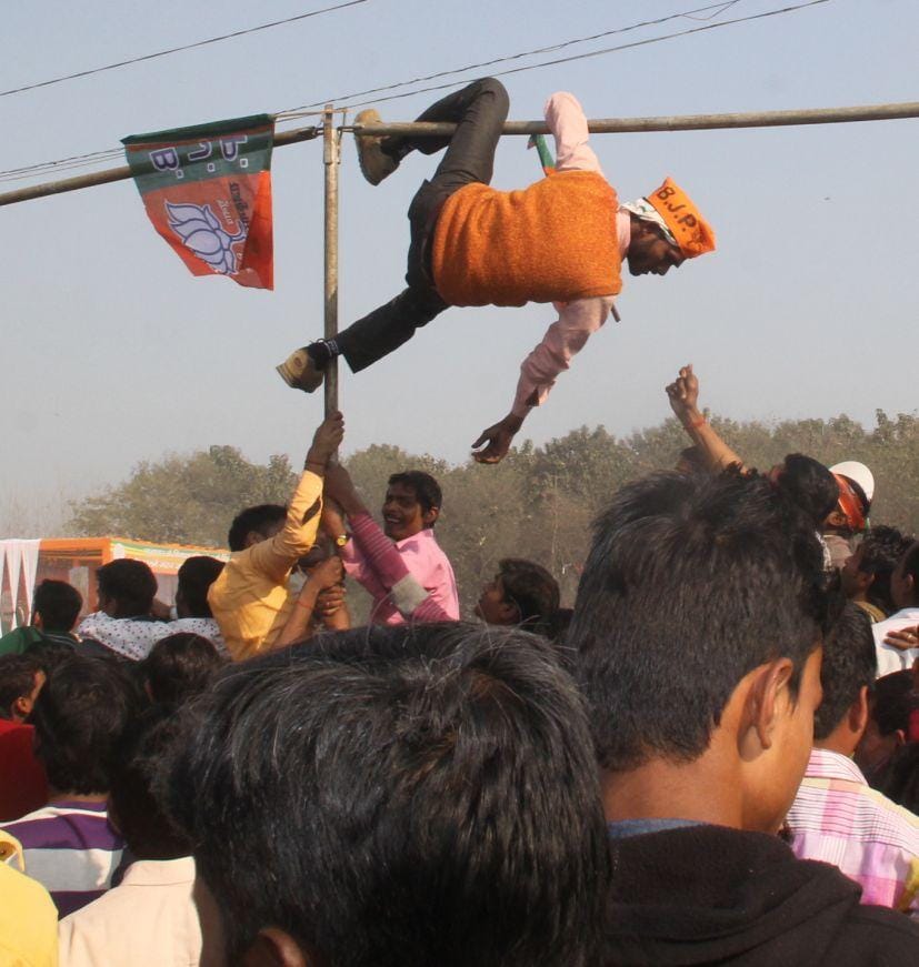 pm narendra modi rally crazy in rudrapur