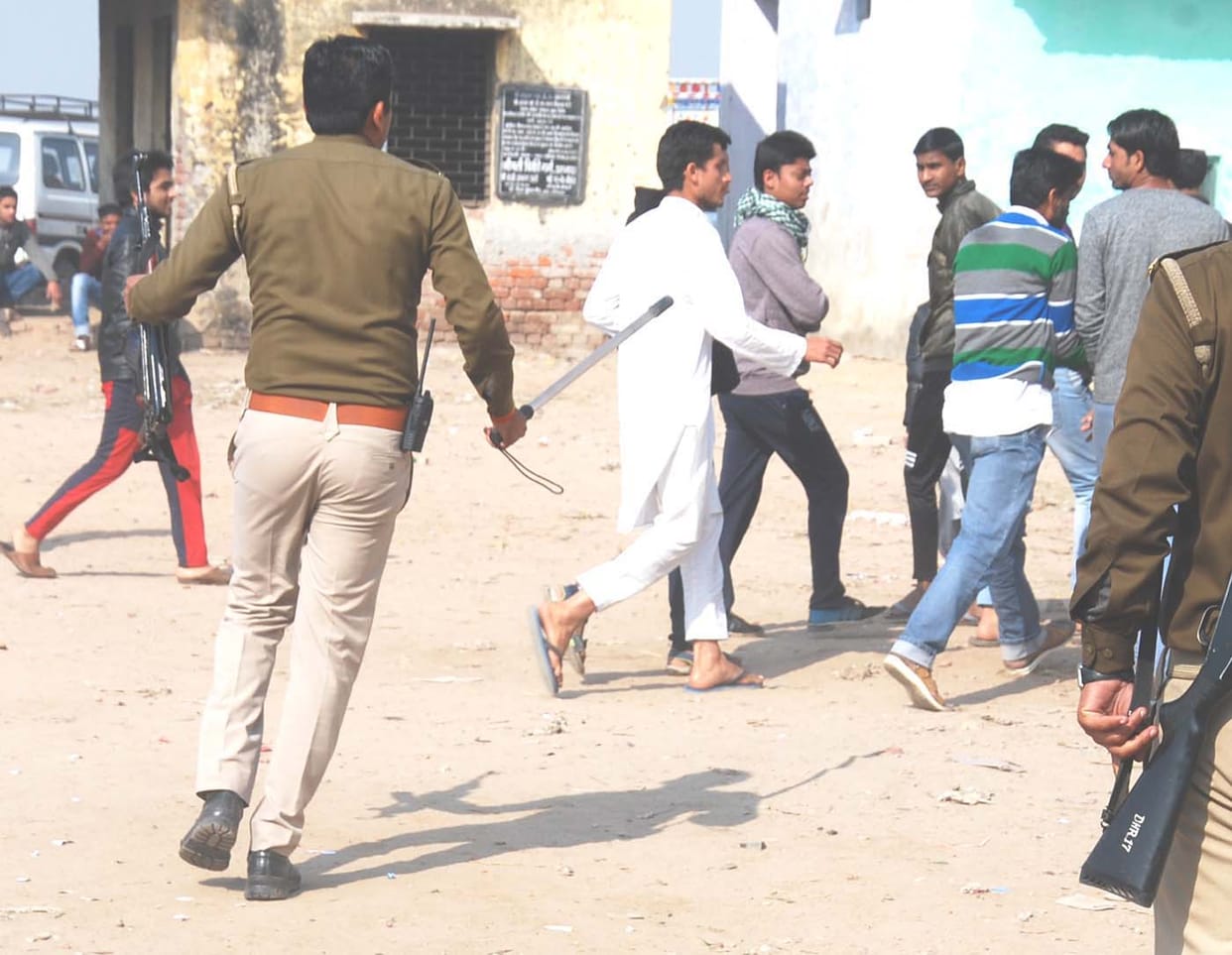 Doctor and police engage in