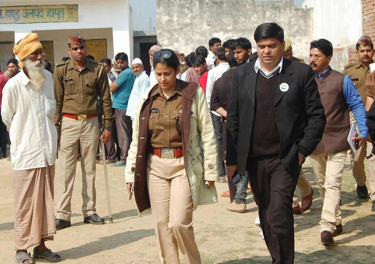 Polling stations visited by the IG and DIG.