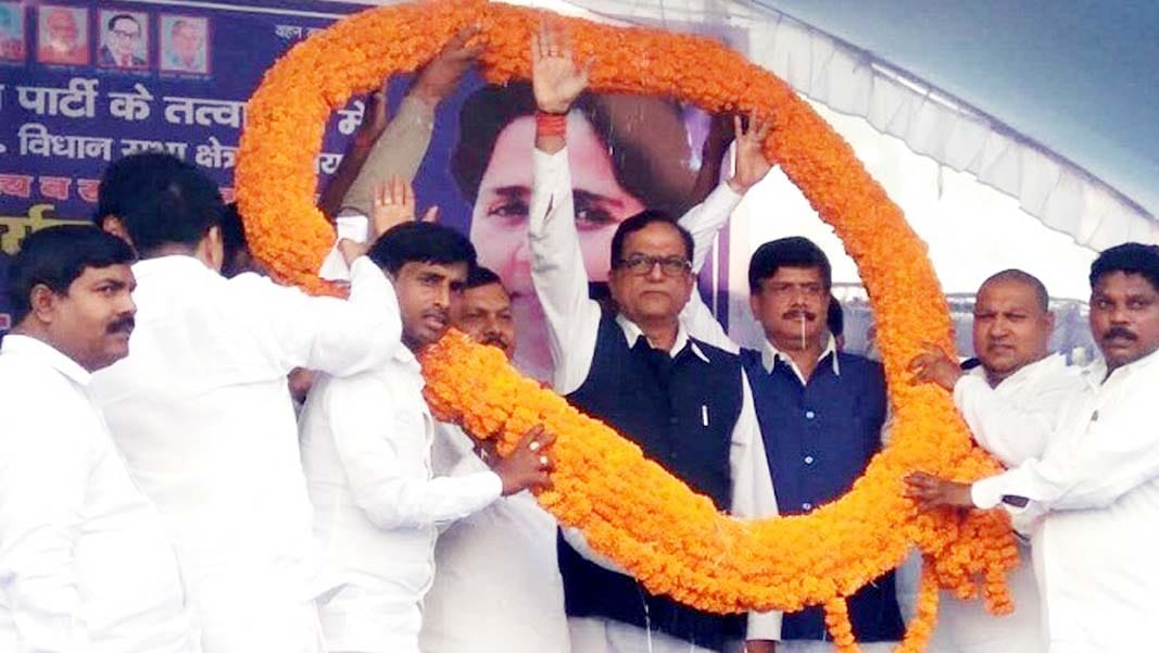 sateesh mishra public meeting in jalaun