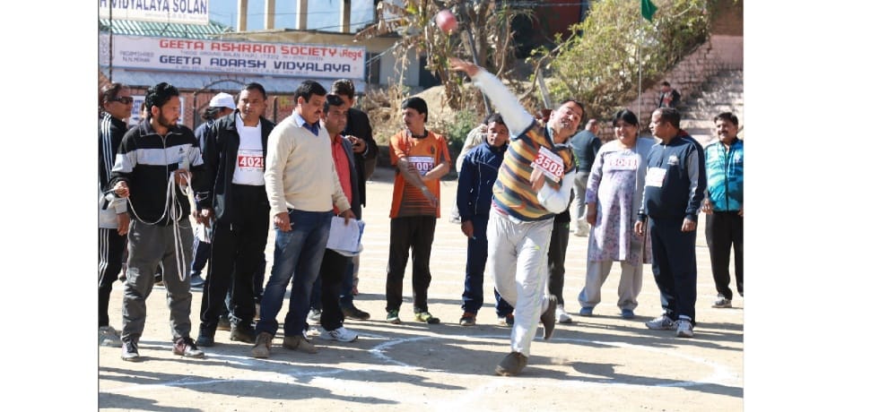 athletics championship in thodo ground solan
