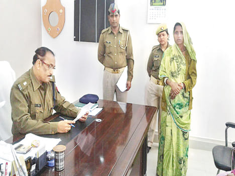 On the complaint of the woman beaten Dbangon