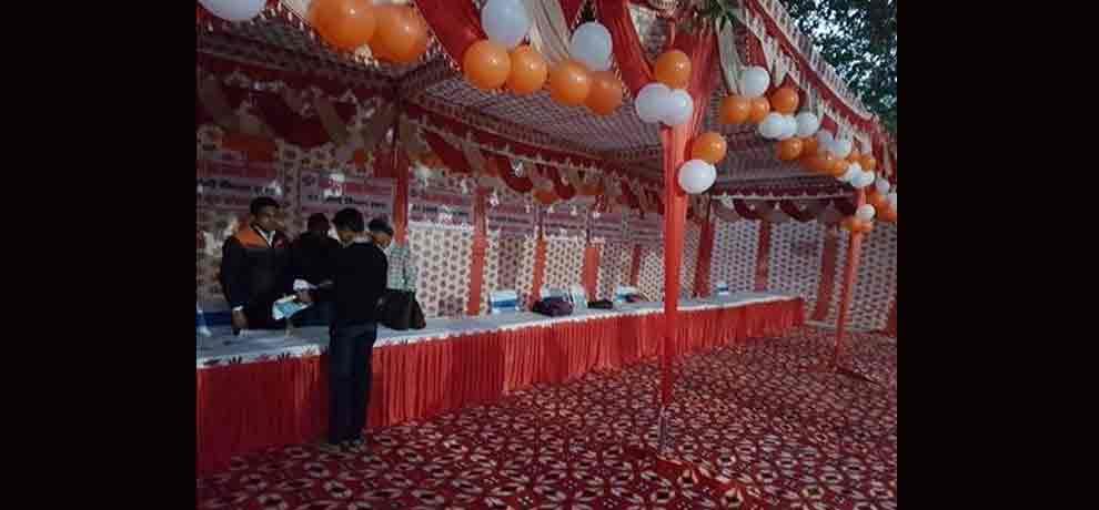 model polling booth in up election first phas voting