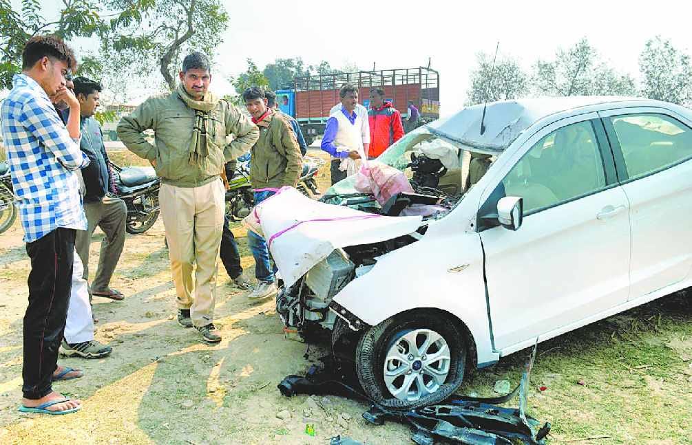 Grandfather-granddaughter killed dumper collision