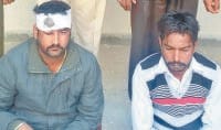 crime, Shoot, man in charge of the hospital premises, two arrested, jind