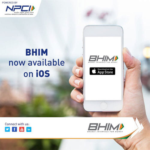 खुशखबरी: आईफोन यूजर्स के लिए भी लॉन्च हुआ भीम ऐप ios-version-of-bhim-app-launched-