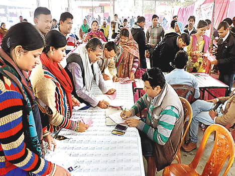 Postal ballots from 639 polling personnel