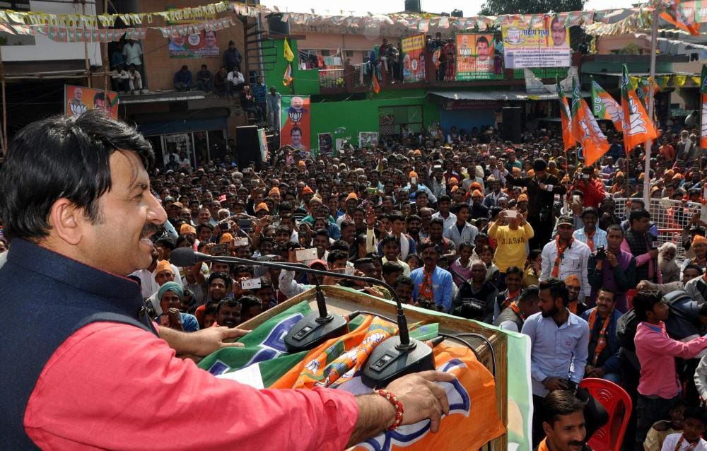 bjp leader manoj tiwari rally in uttarakhand