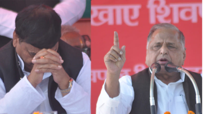 first rally of mulayam singh 