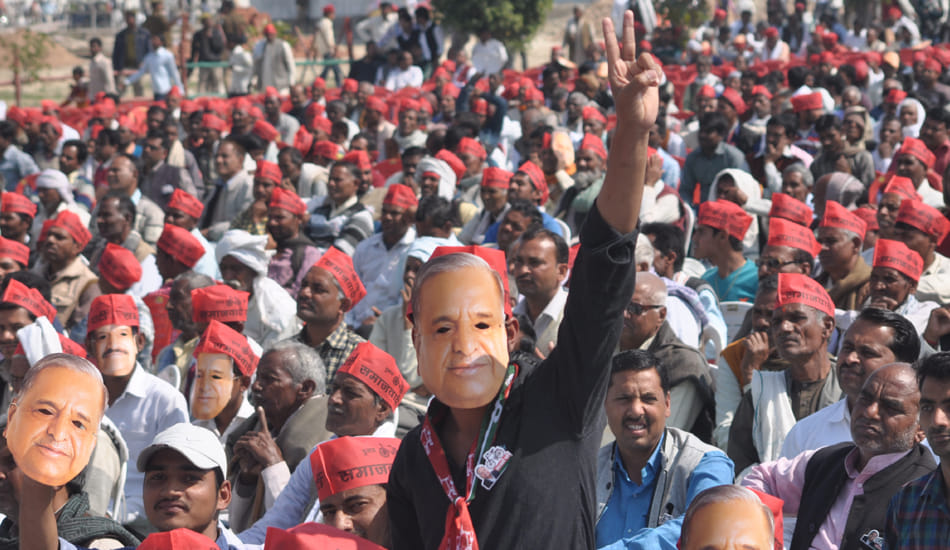 first rally of mulayam singh 