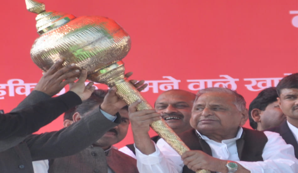 first rally of mulayam singh 
