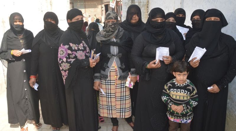 Muslim women show enthusiasm for voting