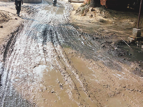 Potholes and marshes along the way, how to reach the polling station