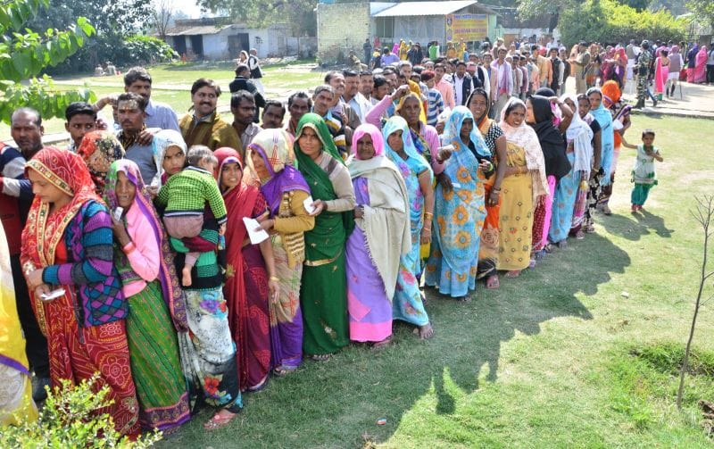  67.27 percent voting in mathura district