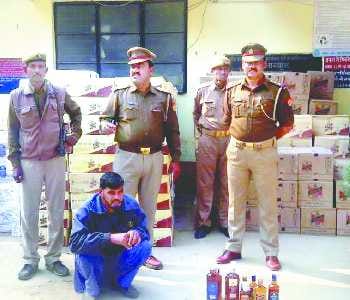 Rs 30 lakh value wine recovered from potato loaded truck