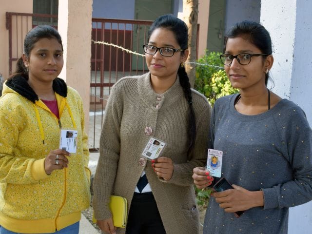 There was joy on the faces of first-time voters