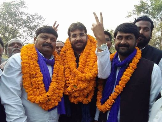 son of mukhtar ansari submit his nomination from ghosi seat