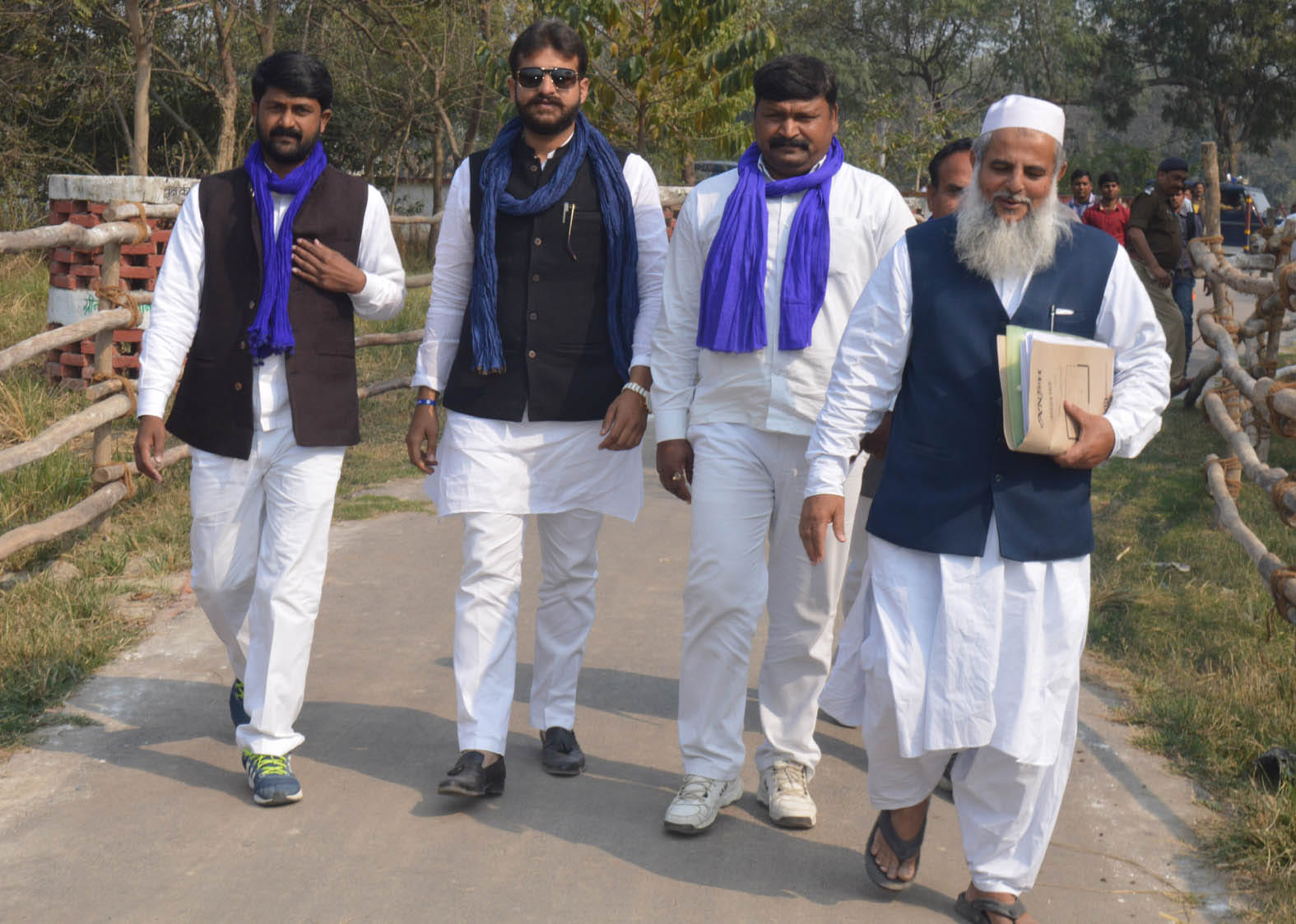 son of mukhtar ansari submit his nomination from ghosi seat