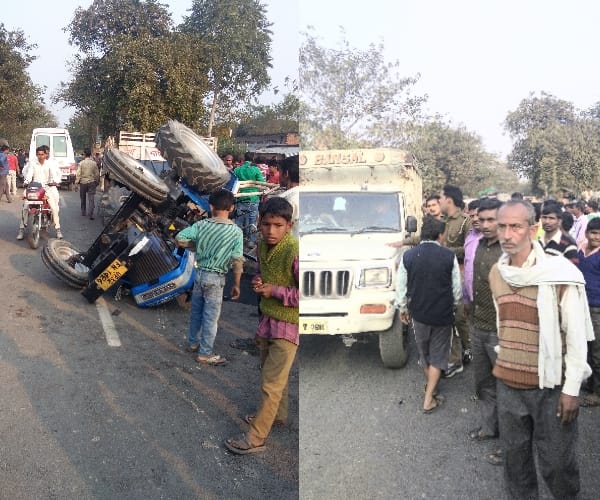 25 injured in an accident in lucknow.