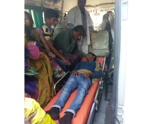 25 injured in an accident in lucknow.