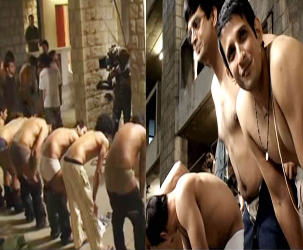 This scene was shot in the girls hostel and embarrassed its actors